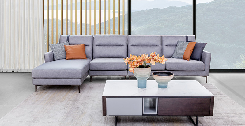Combinação de sofá de apartamento pequeno moderno e minimalista para sala de estar 621002
